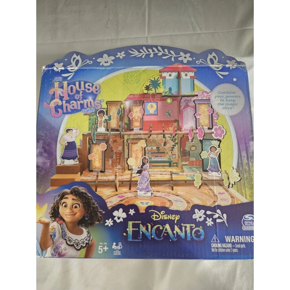 Disney Encanto House Of Charms Board Game Sealed Spin Master Game 2-4 Players